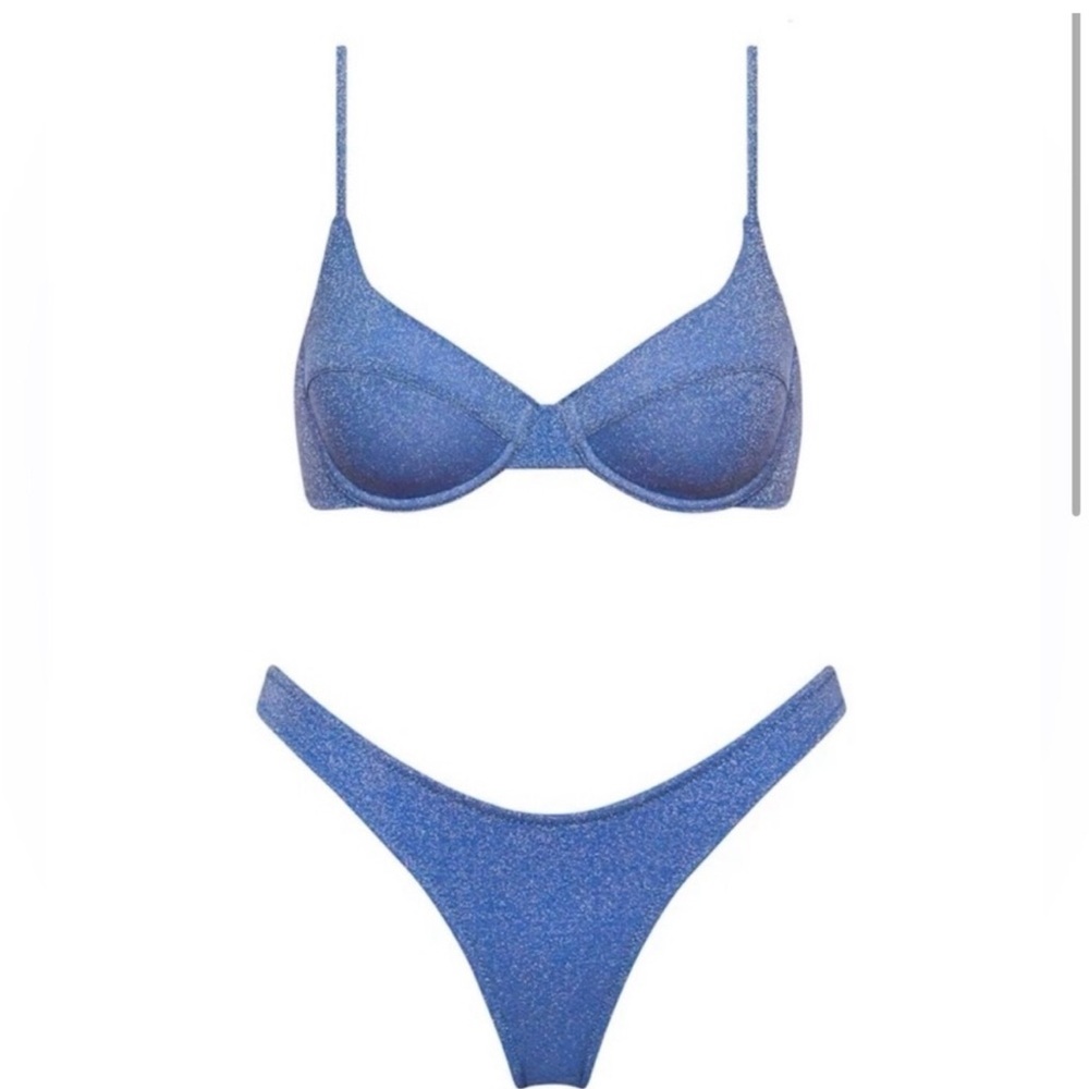 Sparkling Blue Bikini Set